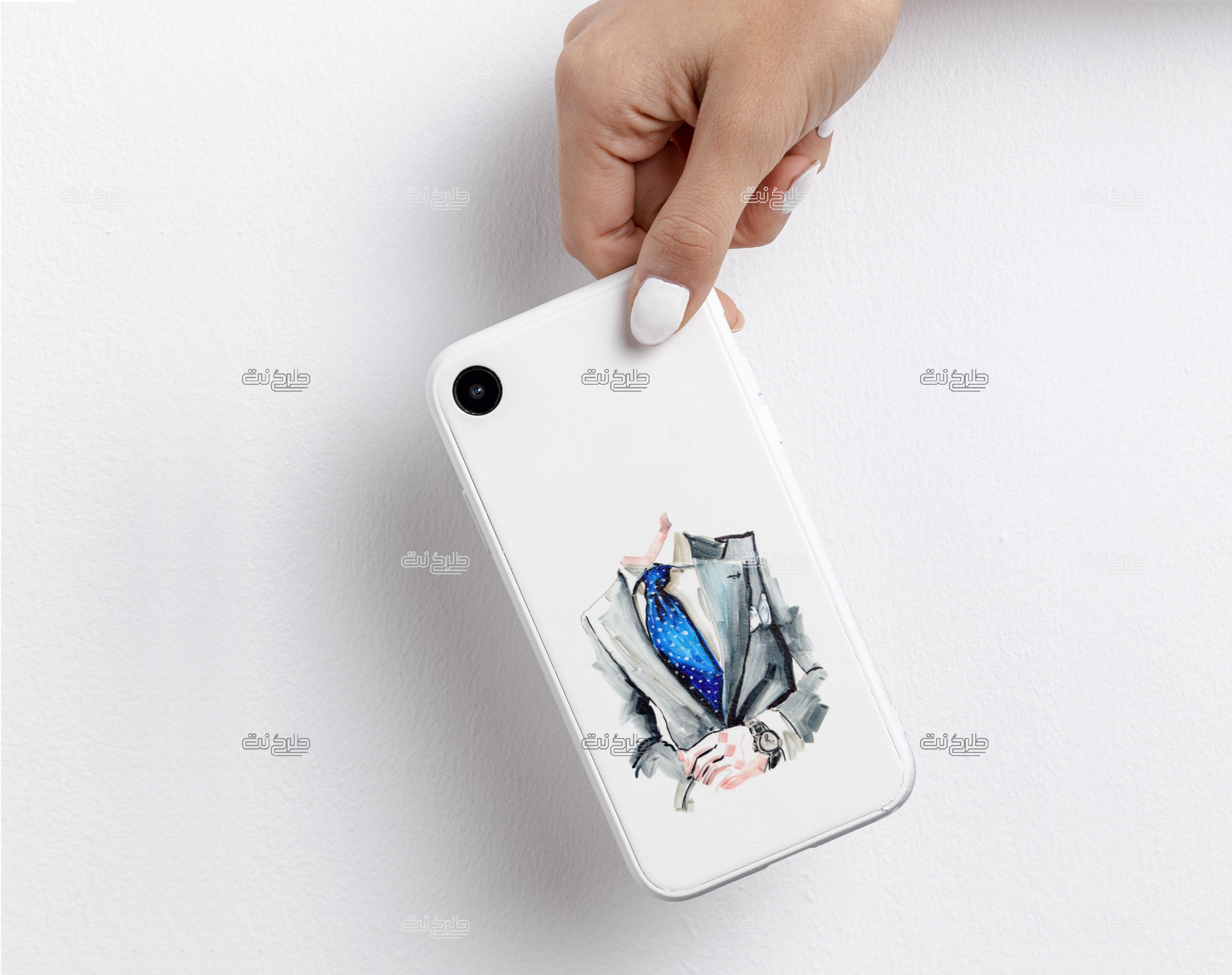 دانلود طرح لایه باز کاور موبایل مرد جنتلمن