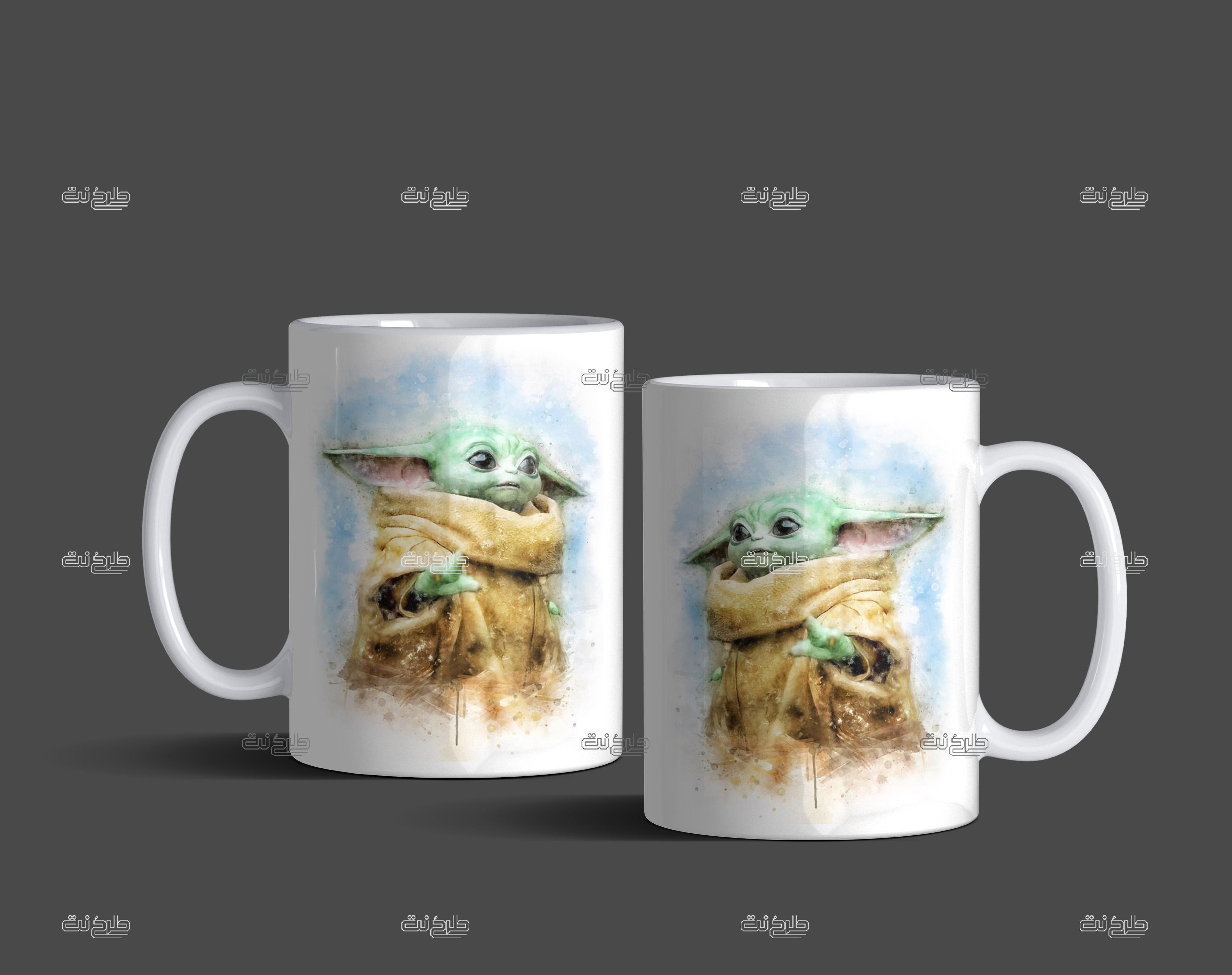 دانلود طرح لایه باز ماگ کارتونی