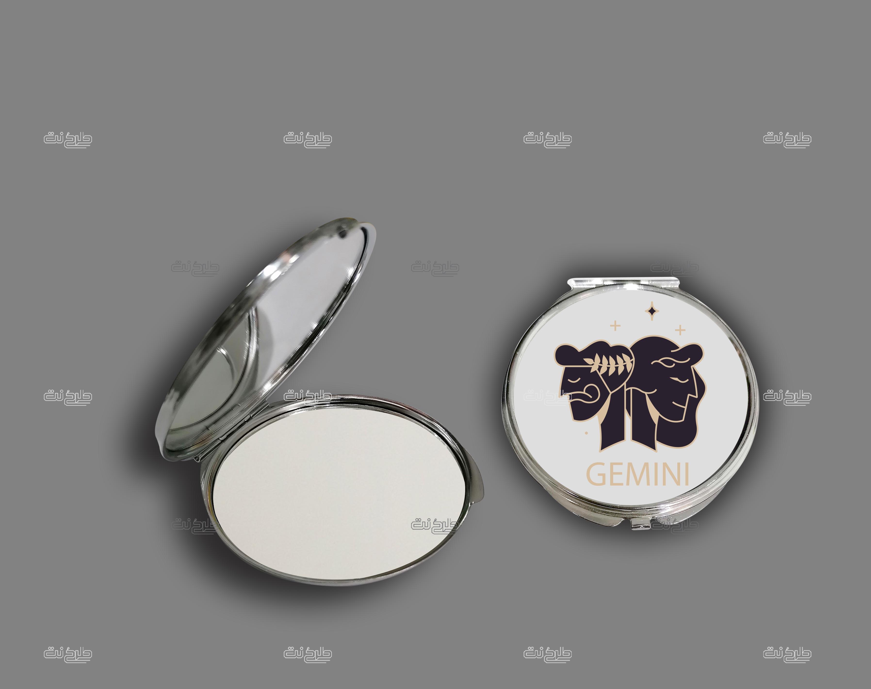 دانلود طرح لایه باز آینه با متن LEO